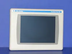 UNIT #7 ALLEN BRADLEY DISPLAY 2711P-RDT10C SERIES B GREAT SCREEN! CORNER CRACKED