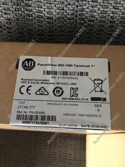 2711R-T7T ALLEN BRADLEY PANELVIEW 800 HMI 7 INCH COLOR TERMINAL FACTORY SEALED