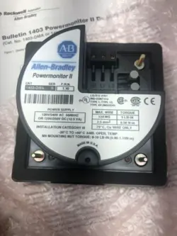 NEW ALLEN BRADLEY 1403-DMA POWERMONITOR II DISPLAY MODULE 120/240 VAC FRN 1.0