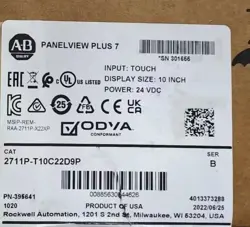 2022 NEW ALLEN-BRADLEY 2711P-T10C22D9P HMI PANELVIEW PLUS 7 GRAPHIC TERMINAL