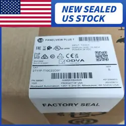 NEW ALLEN-BRADLEY 2711P-T10C22D9P SURPLUS SEALED PANELVIEW PLUS 7