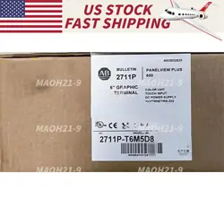 1PC NEW ALLEN-BRADLEY 2711P-T6M5D8 /A PANELVIEW PLUS 600 SER A FACTORY SEALED
