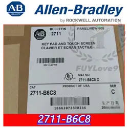 NEW ALLEN BRADLEY 2711-B6C8 SER C HIGH QUALITY FREE SHIPPING