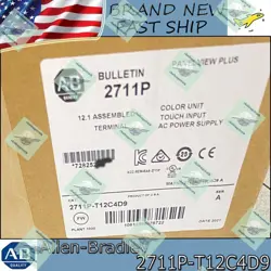 ALLEN BRADLEY PANELVIEW PLUS 1250 2711P-T12C4D9 DISPLAY 2711PT12C4D9 BRAND NEW