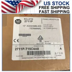 NEW ALLEN BRADLEY 2711P-T15C4A8 2711PT15C4A8 PANELVIEW FREE SHIPPING