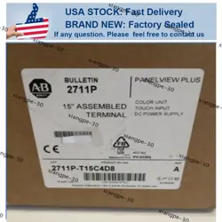 NEW SEALED 2711P-T15C4D8 ALLEN BRADLEY 2711 TERMINAL 2711PT15C4D8 FREE SHIPPING