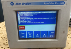ALLEN BRADLEY 2711P-T6C20D SER C PANELVIEW PLUS 600 TOUCH SCREEN