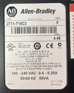 BRAND NEW ALLEN BRADLEY 2711-T10C3 SER F HIGH QUALITY FREE SHIPPING