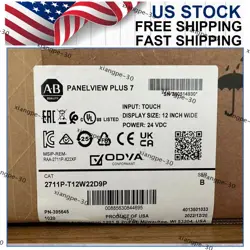 1PC NEW IN BOX 2711P-T12W22D9P ALLEN-BRADLEY PANELVIEW PLUS 7 TOUCH 12 FREE SHIP