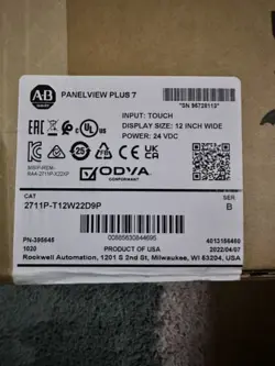 ALLEN-BRADLEY PANELVIEW PLUS 2711P-T12W22D9P