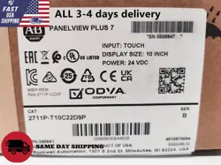 NEW FACTORY SEALED 2711P-T10C22D9P /B HMI PANELVIEW PLUS 7 GRAPHIC TERMINAL