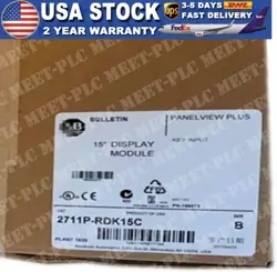 NEW ALLEN BRADLEY 2711P-RDK15C /C COLOR 15