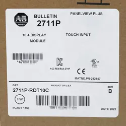 ALLEN BRADLEY AB 2711P-RDT10C SERIES A PANELVIEW PLUS COLOR TOUCH DISPLAY MODULE
