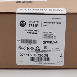 NEW ALLEN-BRADLEY SEALED 2711P-T6C20D8 PANELVIEW PLUS 6 GRAPHIC TERMINAL