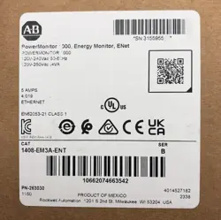 NEW SEALED ALLEN BRADLEY 1408-EM3A-ENT POWERMONITOR 1000 EM3 SERIAL ETHER