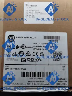 NEW AB 2711P-T15C22D9P /B PANELVIEW PLUS 7 SEALED 2711PT15C22D9P WITH WARRANTY