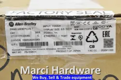 SURPLUS ALLEN BRADLEY 2711P-T7C22D8S SER C PANELVIEW PLUS 7 COLOR TOUCH DC