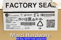 SURPLUS ALLEN-BRADLEY 2711P-T12W21D8S SER D PANELVIEW PLUS 7 TERMINAL 12.1