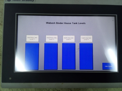 ALLEN BRADLEY 2711R-T7T SER A PANELVIEW 800 HMI TERMINAL 7