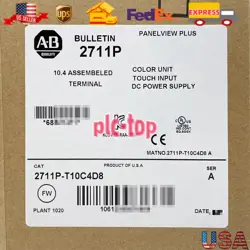 NEW SEALED ALLEN-BRADLEY 2711P-T10C4D8 PANELVIEW PLUS TERMINAL DC POWER SUPPLY