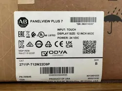 NEW SEALED ALLEN-BRADLEY 2711P-T12W22D9P SER B PANELVIEW PLUS 7 COLOR TOUCH 12