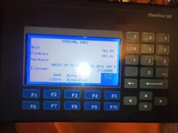 ALLEN BRADLEY 2711-B5A1 /E PANELVIEW 550 MONO TOUCH/KEY/RIO AC FRN 2.01