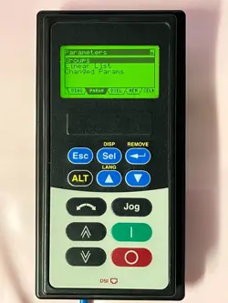 ALLEN BRADLEY 22-HIM-C2S SER. A PANEL MOUNT LCD DISPLAY DIGITAL SPEED CONTROL