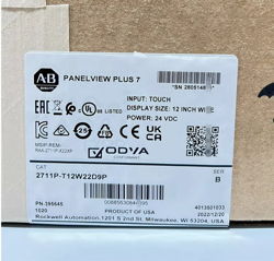 NEW SEALED ALLEN-BRADLEY 2711P-T12W22D9P SER B PANELVIEW PLUS 7 GRAPHIC TERMINAL