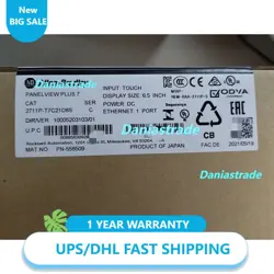 NEW 2711PT7C21D8S ALLEN BRADLEY 2711P-T7C21D8S SER C PANELVIEW PLUS 7 TERMINAL