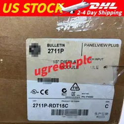 1PC NEW  2711P-RDT15C ALLEN-BRADLEY HMI PANELVIEW PLUS 1500 TOUCH DISPLAY MODULE