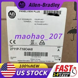 1PC  NEW ALLEN-BRADLEY 2711P-T10C4A8 SER A PANELVIEW PLUS IN BOX FACTORY SEALED