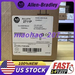 1PC ALLEN-BRADLEY NEW IN BOX 2711PC-T10C4D8  PANELVIEW PLUS ASSEMBELED TERMINAL