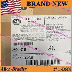2711-B6C8 NEW ALLEN BRADLEY 2711B6C8/C AB PANELVIEW 600 TOUCH KEY DH  FRN 4.46
