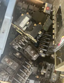 LOT OF SURPLUS ALLEN BRADLEY CONTACTORS, STARTERS, CONTROL RELAYS