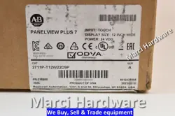 SURPLUS 2711P-T12W22D9P SER A ALLEN BRADLEY PANELVIEW PLUS 7 TOUCH 12.1
