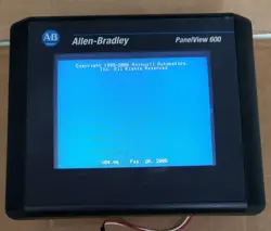 ALLEN BRADLEY 2711-T6C20L1/B FRN 4.46 PANELVIEW 600 INTERFACE PANEL