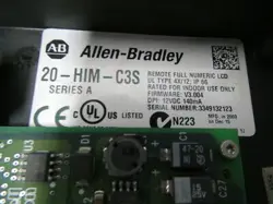 ALLEN BRADLEY 20-HIM-C3S REMOTE LCD PROGRAMMING TERMINAL SER A