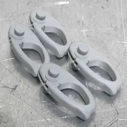 LOT OF 4 ALLEN BRADLEY 2711P-RMCS MOUNTING CLIPS