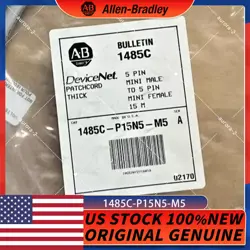 BRAND NEW ALLEN BRADLEY 1485C-P15N5-M5 5PIN MINI MALE TO 5PIN MINI FEMALE 15M