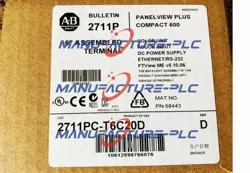 1X UNOPENED ALLEN BRADLEY 2711PC-T6C20D PLUS COMPACT 600 COLOR UNIT TOUCH INPUT