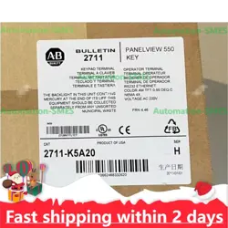 NEW IN BOX ALLEN BRADLEY 2711-K5A20 SER H FRN 4.46 FREE SHIP AB 2711K5A20
