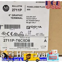 ALLEN-BRADLEY 2711P-T6C5D8 /A PANELVIEW PLUS 6 600 COLOR TOUCH RS-232