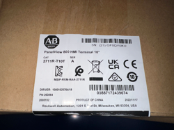 SER/A 2711R-T10T ALLEN-BRADLEY PANELVIEW 800 10-INCH HMI TERMINAL FAST SHIPPING