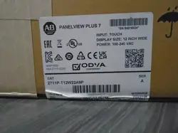 NEW FACTORY SEALED ALLEN BRADLEY 2711P-T12W22A9P PANELVIEW PLUS 7 TOUCHSCREEN