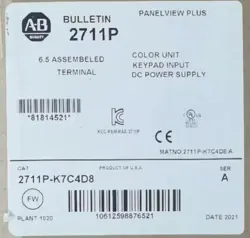 ALLEN-BRADLEY 2711P-K7C4D8 6.5