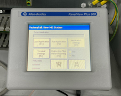 ALLEN BRADLEY 2711P-T6C20D8 SER. A PANELVIEW PLUS 600 TOUCH HMI