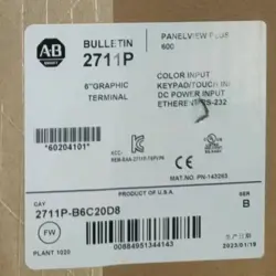 NEW AB 2711P-B6C20D8 PANELVIEW PLUS 6 OPERATOR INTERFACE 2711P-B6C20D8 FREE SHIP