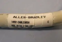 ALLEN BRADLEY 1492-IFM40D24 SER A INTERFACE MODULE & 1492-CABLE005H WIRING CABLE