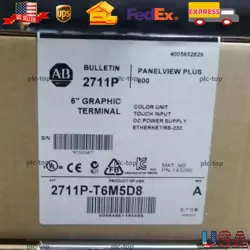 NEW FACTORY SEALED ALLEN-BRADLEY 2711P-T6M5D8 PANELVIEW PLUS 600 FREE SHIPPING