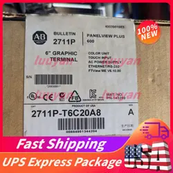 ALLEN BRADLEY FACTORY SEALED NEW ORIGINAL 2711P-T6C20A8 FREE SHIPPING